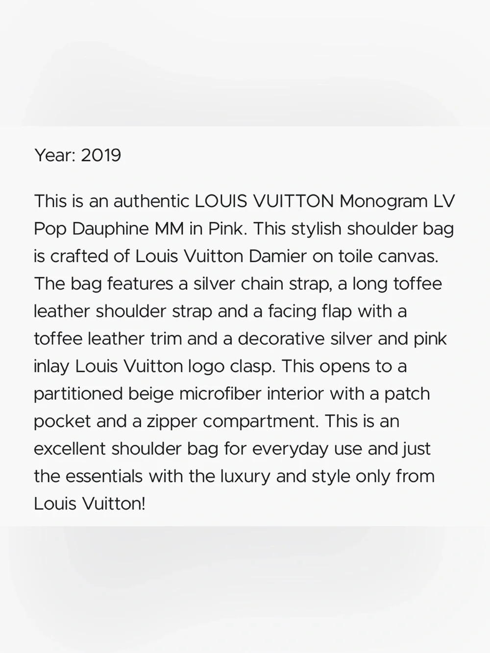 Louis Vuitton Multicolor Pink & Tan Monogram Crossbody Bag - Picture 5 of 7